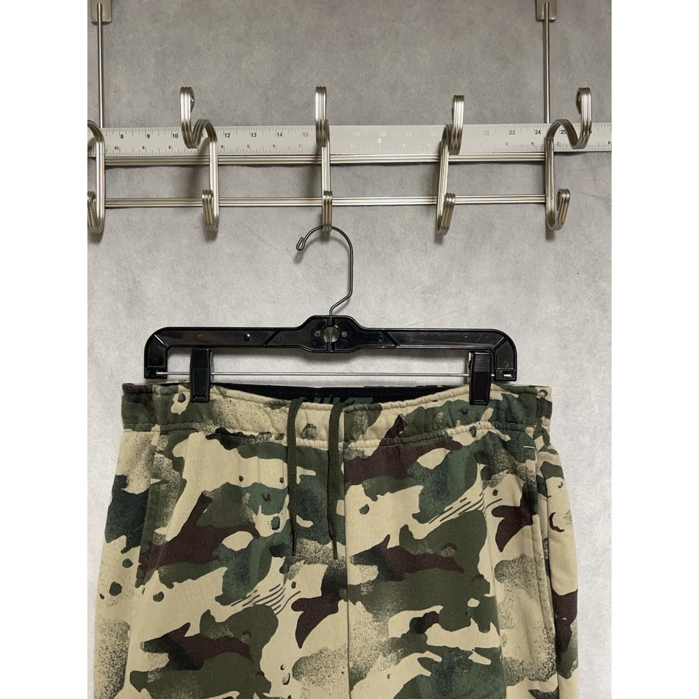 Nike Sweatpants Men L Camo Dri-FIT French Terry Training Joggers CU6200 Athletic